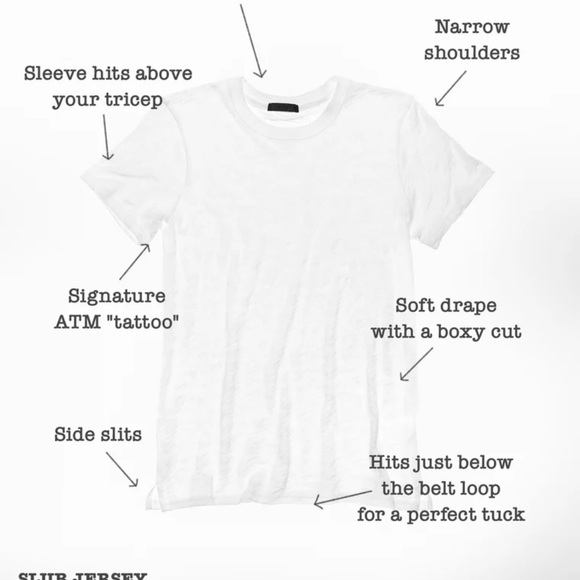 ATM WHITE TEE - Picture 6 of 8